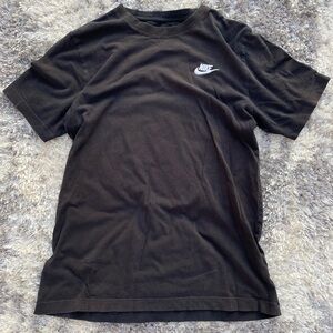 Nike Logo Tee Shirt Black Used Size Adult Small The Nike Tee